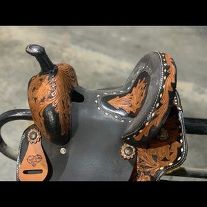 Wild star youth barrel saddle